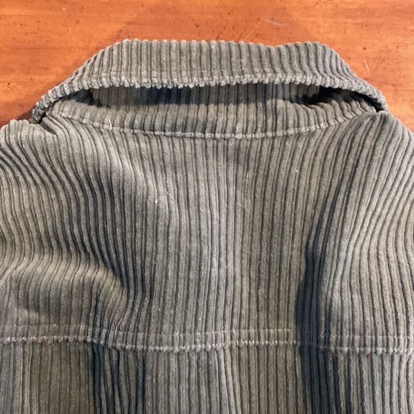 Sans Souci Olive Green Corduroy Jacket Size Large - Picture 6 of 9